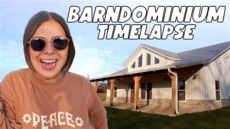 EPIC TIMELAPSE! Barndominium & Pole Barn - YouTube