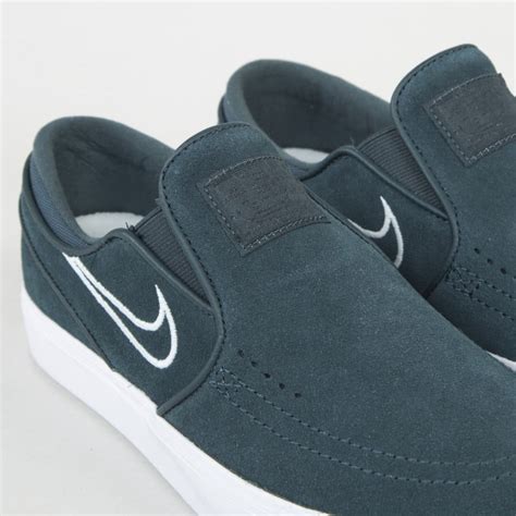 Nike SB Zoom Stefan Janoski Slip-On Deep Jungle/Barely Grey/White ...