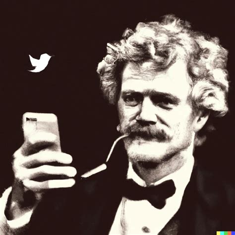Mark Twain in a monochromatic portrait using Twitter | DALL·E 2 | OpenArt