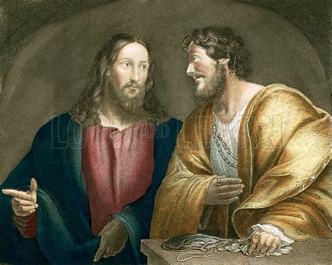 Jesus recruiting Matthew as a disciple stock image | Look and Learn