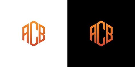 Premium Vector | Acb letter logo design polygon monogram icon vector ...