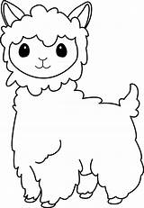 Llama Face Coloring Pages sketch template