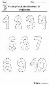 30 Numbers 1 10 Coloring Pages  Free Printable sketch template