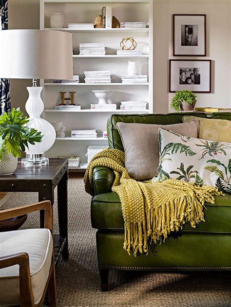 Olive Green Sofa Decorating Ideas - lvandcola