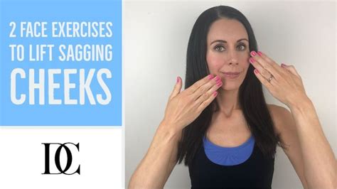 2 Face Exercises To Lift Sagging Cheeks | Face yoga, Face exercises, Face exercises cheeks