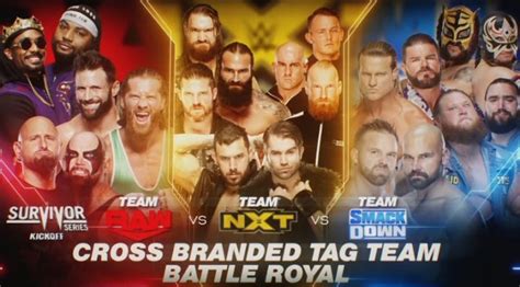 WWE Survivor Series Results: Cross Branded Tag Team Battle Royal ...