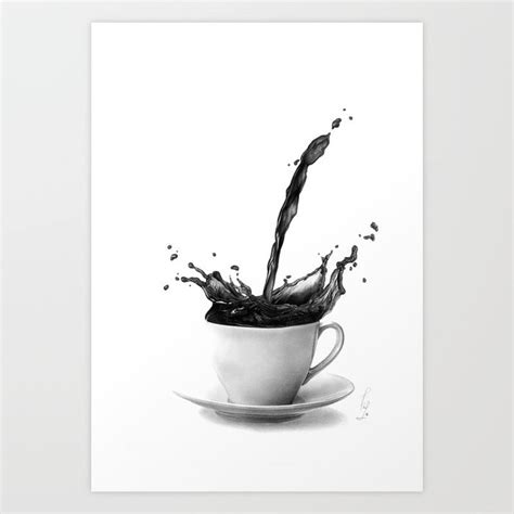 Coffee Art Print | Coffee art print, Coffee art, Popular art