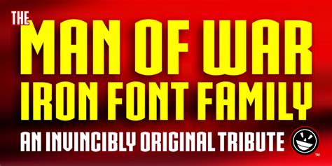 Iron Man Of War 002 NCV Font | dafont.com