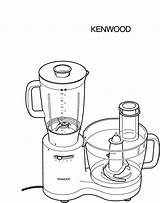 Food Processor Drawing At GetDrawings  Free Download sketch template