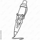 Ball Point Pen Coloring Page Colouring Picture Coloring Book Stock  sketch template