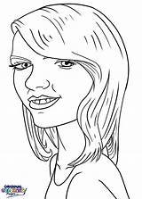 Coloring Pages Celebrities Printable sketch template