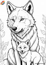 Free Printable Coloring Pages Of Wolves sketch template