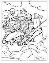 Spiderman 1 Coloring Pages sketch template