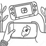 Nintendo Switch Coloring Page  Pagescom sketch template
