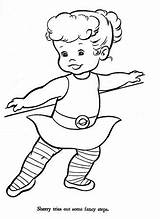 Hi Flyer Color Pg 17  Ballerina coloring Pages Coloring sketch template