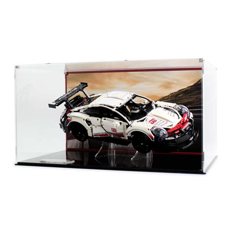 Display case for LEGO® Technic: Porsche 911 RSR (42096) — Wicked Brick