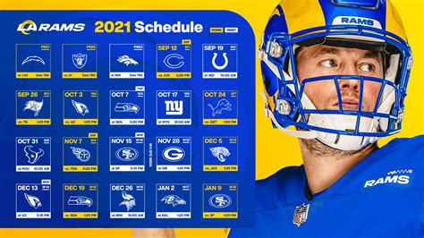 Rams Schedule 2023 Printable