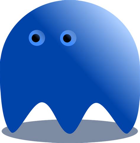 Download Blue Ghost Pacman Royalty-Free Stock Illustration Image - Pixabay