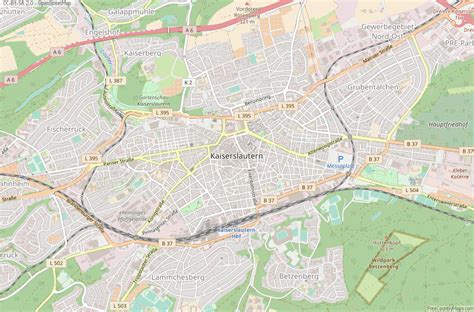 Kaiserslautern Map Germany Latitude & Longitude: Free Maps