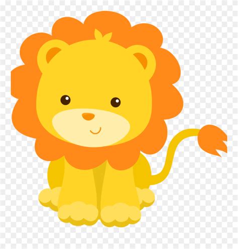 Download hd Cartoon Lion Clipart Lion Clipart Cute Borders Vectors - Transparent Background Baby ...