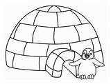 Igloo 7 Coloring Page  Free Printable Pages For Kids sketch template