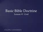PPT - THE DOCTRINE OF GOD PowerPoint Presentation, free download - ID:2945518