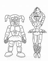FNAF Coloring Pages  Free Printable For Kids sketch template
