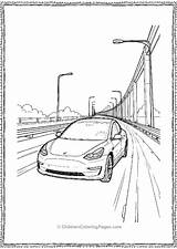 Tesla Coloring Pages  Free PDF Printables 🏎🚗🚔♦🤖 Children sketch template
