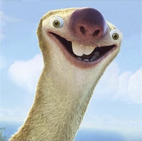Sid the sloth with normal eyes : r/MakeMeSuffer