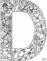 Coloring Pages Letters Adult  Home sketch template