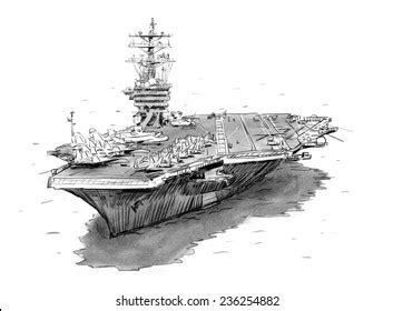 903 Aircraft Carrier Drawing Images, Stock Photos, 3D objects ...