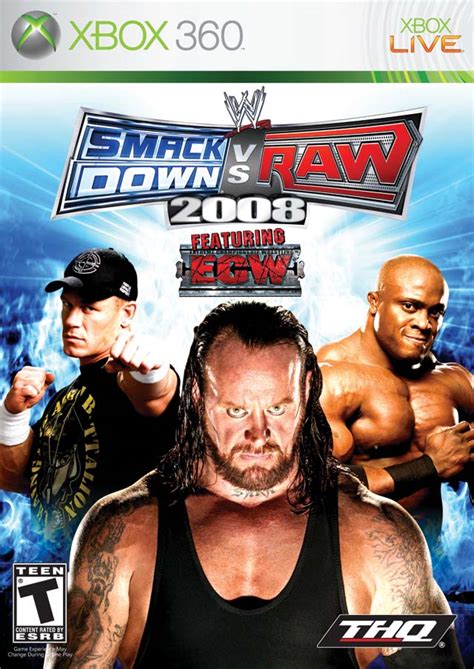 WWE Smackdown vs Raw 2008 Xbox 360 Game