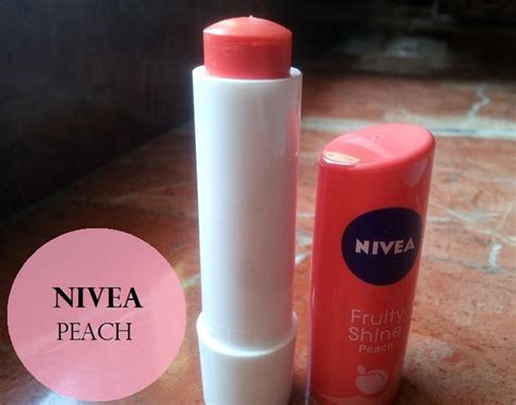 Nivea Fruity Shine Lip Balm Peach: Review, Swatches, Price