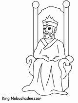 King Nebuchadnezzar Coloring Page  Free Printable Pages sketch template
