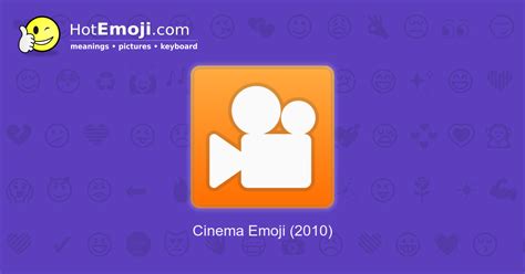 🎦 Cinema Emoji Meaning with Pictures: from A to Z