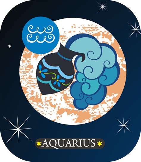 Zodiac sign aquarius