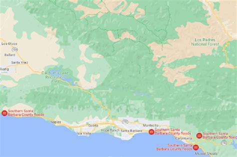 California Flood Warning Map as Thousands Forced to Evacuate