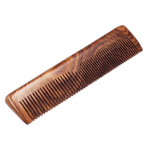 Black Gold Sandalwood Comb Coarse Fine Tooth Long Comb Portable Hair Comb Beard Beard Comb ...