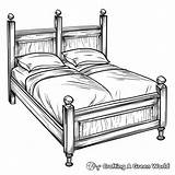 Bed Coloring Pages  Free & Printable sketch template
