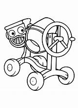 Bob The Builder Coloring Pages Dizzy sketch template