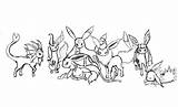 7 Best Images Of Pokemon Eevee Evolutions Coloring Pages Printable  sketch template