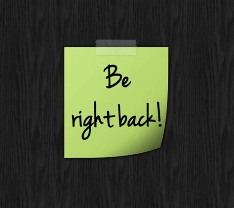 Be Right Back Wallpapers - Top Những Hình Ảnh Đẹp