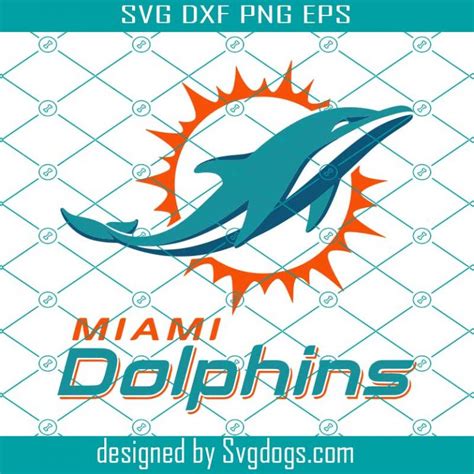 Miami Dolphins Logo Svg, Miami Dolphins Svg, Dolphins Svg, Miami NFL Team Logo Svg