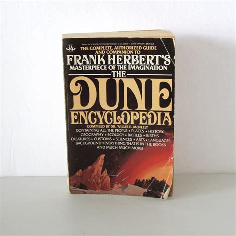 The Dune Encyclopedia by Dr. Willis McNelly, Guide Companion to Frank ...