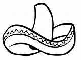 Traditional Mexican Sombrero Coloring Page  Free Printable sketch template