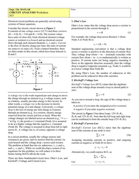 Circuit (Mesh) Analysis