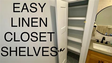 DIY Closet Shelves. Fast, Cheap and Easy! - YouTube