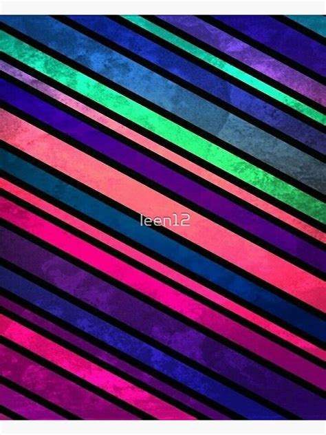 "Rainbow Stripe Pattern" Canvas Print by leen12 | Redbubble