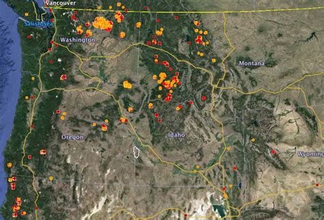 250 active wildfires in the United States - Wildfire Today