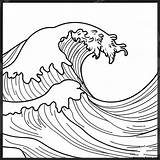 Tsunami Coloring Page  Pagescom sketch template